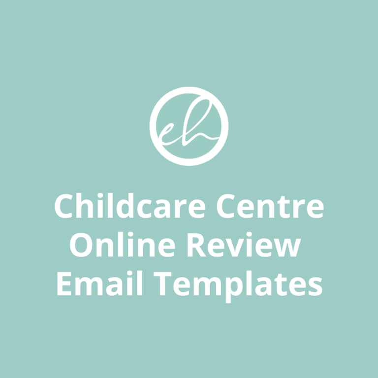 Childcare Centre Online Review Email Templates