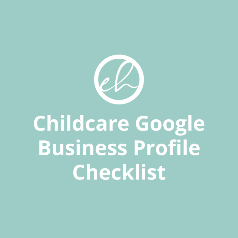 free Childcare Google Business Profile Checklist